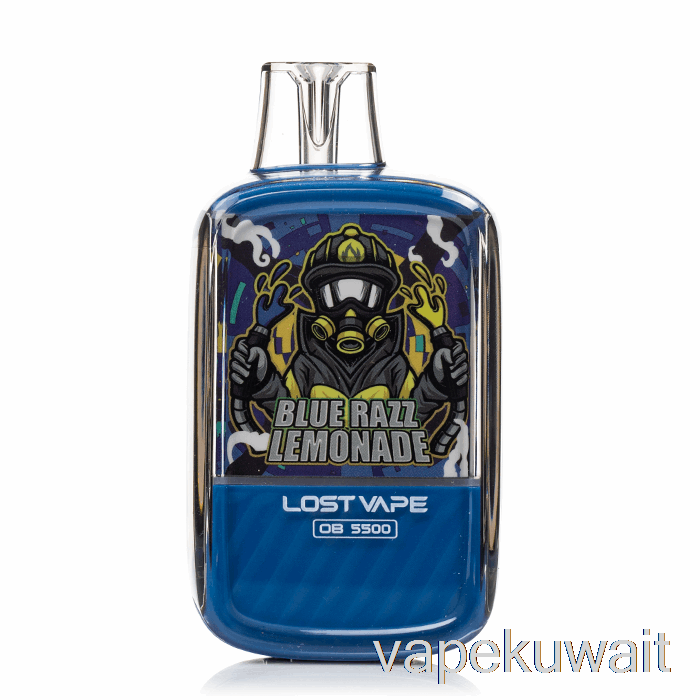 مجموعة أدوات الـvape OB5500 من Lost Vape Blue Razz Lemonade Vape القابل للتصرف